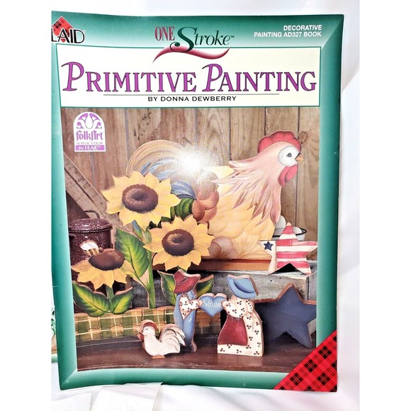 Donna Dewberry One Stroke 6 New Brushes, Project Book 35 pg, & 15pg Teach Guide! - Picture 3 of 12